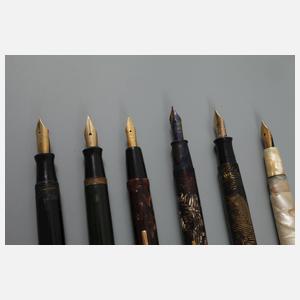 Zwölf Füllfederhalter