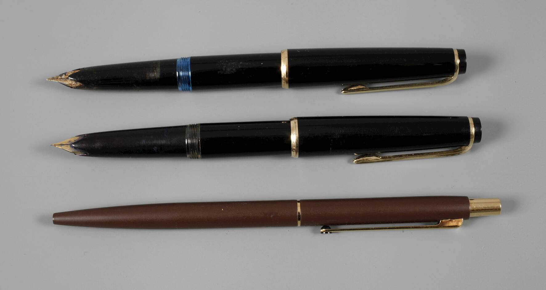 Drei Schreibgeräte Montblanc