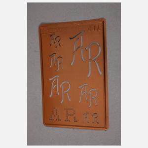 Konvolut Stickschablonen