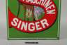 Emailleschild Singer