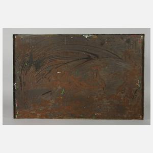 Emailleschild Singer