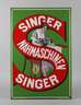 Emailleschild Singer