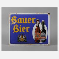 Emailleschild Brauerei Ernst Bauer111