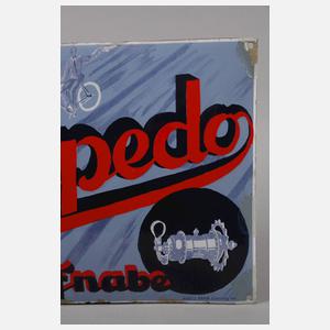 Emailleschild Torpedo