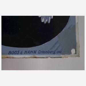 Emailleschild Torpedo