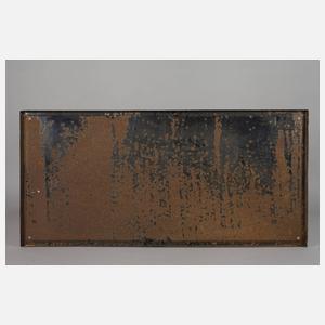 Emailleschild Freyberg Bräu