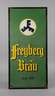 Emailleschild Freyberg Bräu