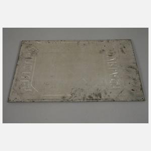 Werbeschild für Gritzner Fahrräder