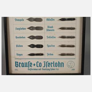 Werbetafel Brause + Co.