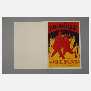 Zwei Plakate Simplicissimus