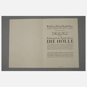 Zwei Plakate Simplicissimus