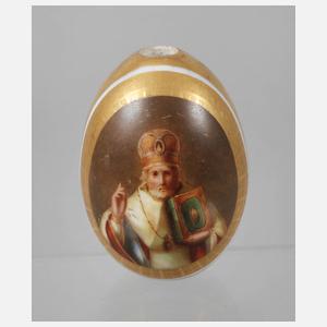 Osterei mit dem Heiligen Nikolaus von Myra