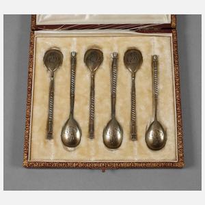 Sechs Silberlöffel