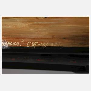 Drei Lackdosen Russland