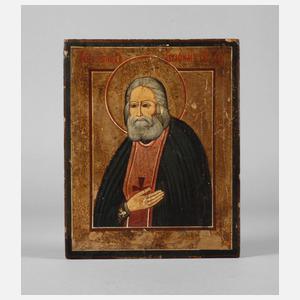Ikone Heiliger Serafim von Sarow