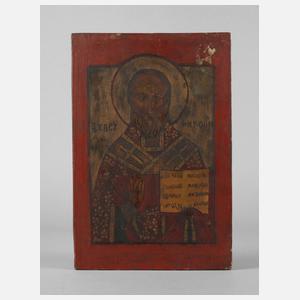 Ikone Heiliger Nikolaus