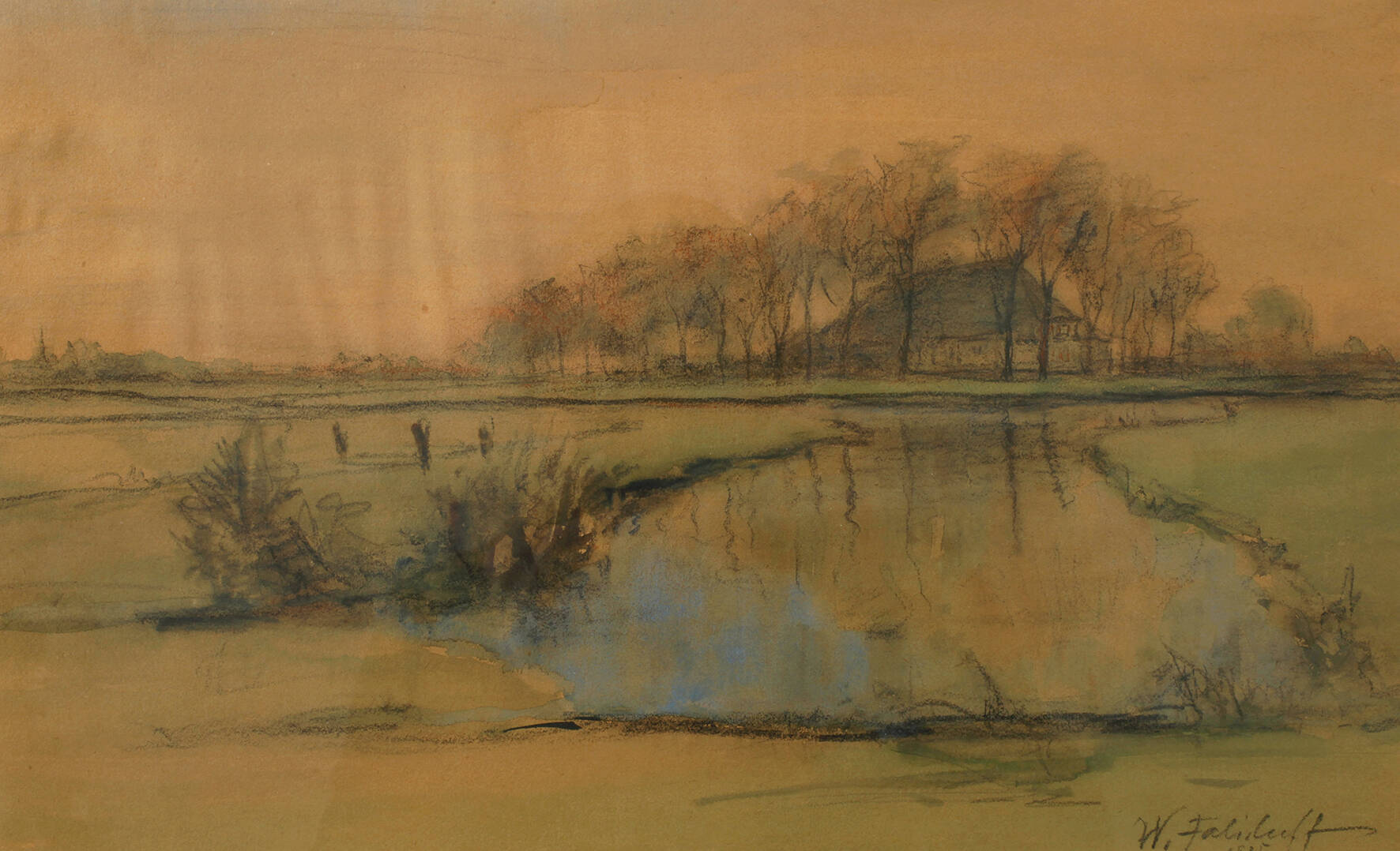 Vadim Dmitrievitch Falileeff, See mit Gehöft