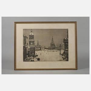 K. Katschina-Falileewa, Der Rote Platz im Winter