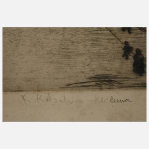 K. Katschina-Falileewa, Der Rote Platz im Winter