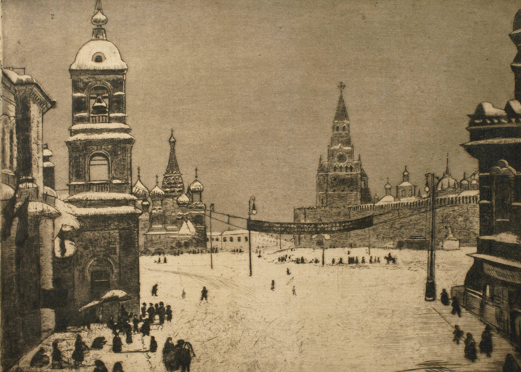 K. Katschina-Falileewa, Der Rote Platz im Winter