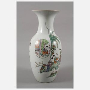 Vase famille verte