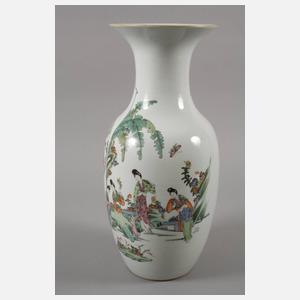 Vase famille verte
