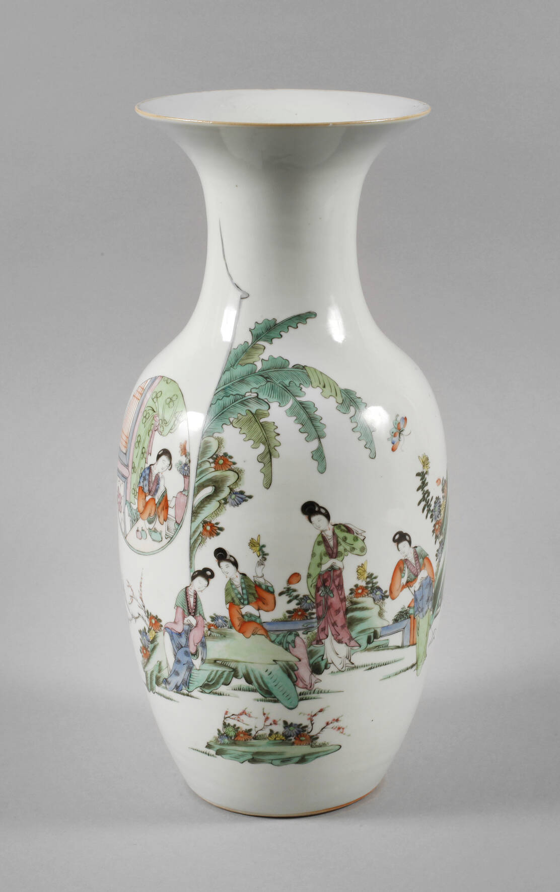 Vase famille verte