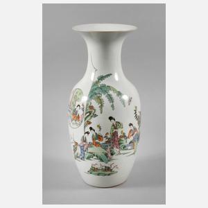 Vase famille verte