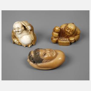 Drei Netsuken