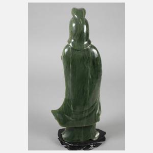 Große Jadeschnitzerei
