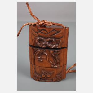 Inro mit Netsuke