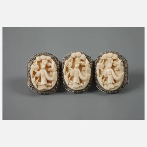 Armband mit feiner Beinschnitzerei