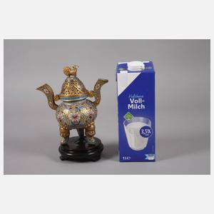 Paar Räuchergefäße Cloisonné