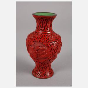 Vier Lackschnitzereien