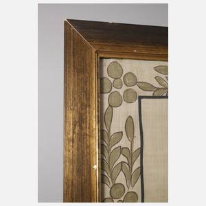 Große Seidenmalerei