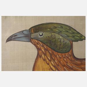 Große Seidenmalerei