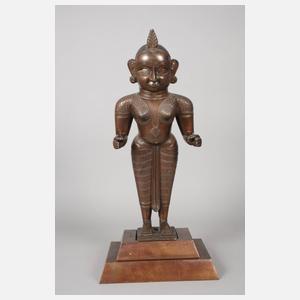 Bronzeplastik Yogini