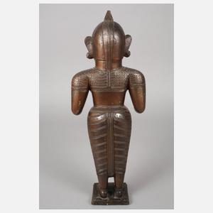 Bronzeplastik Yogini