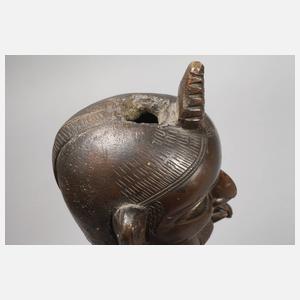 Bronzeplastik Yogini