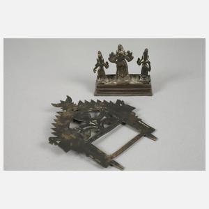 Zwei Bronzen Indien