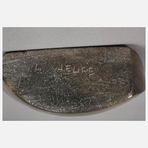 Drei Specksteinschnitzereien