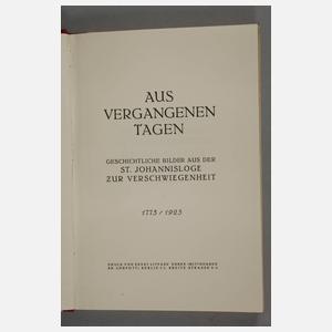 Nachlass Freimaurer St. Johannis-Loge