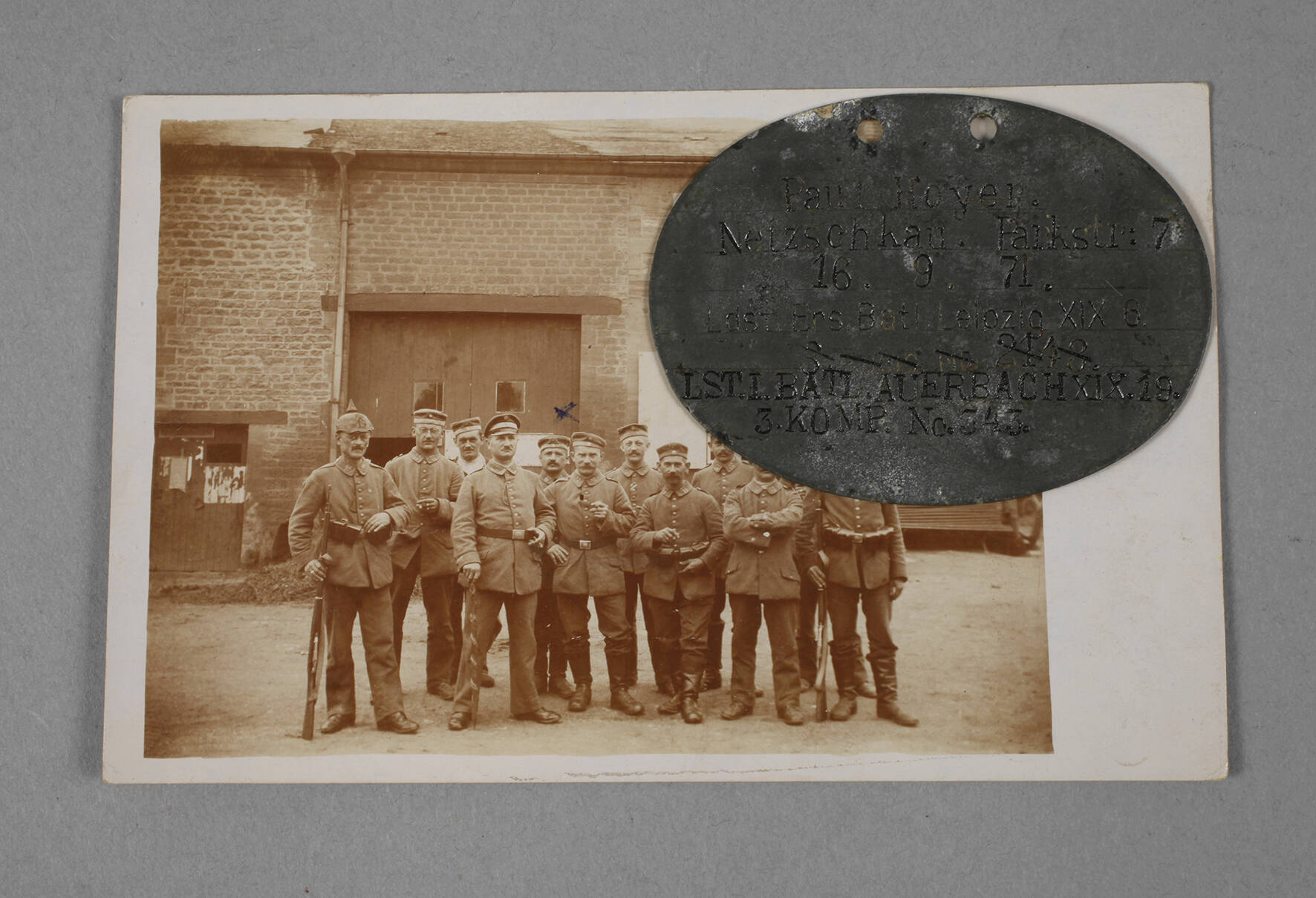 Erkennungsmarke Landsturm