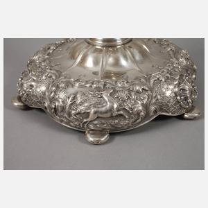 Silber Kerzenleuchter aus dem Besitz von Lutze