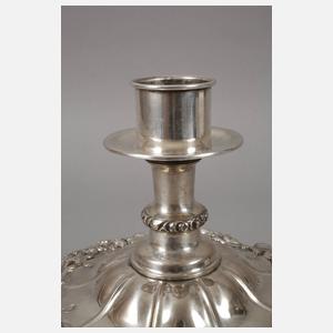 Silber Kerzenleuchter aus dem Besitz von Lutze