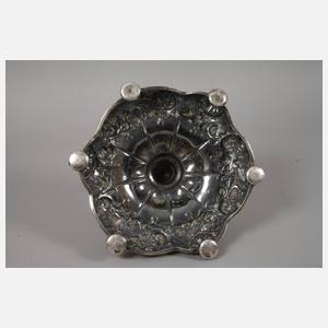 Silber Kerzenleuchter aus dem Besitz von Lutze