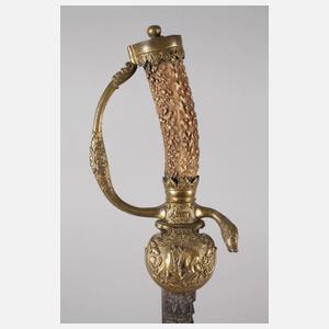 Höfischer Prunkhirschfänger