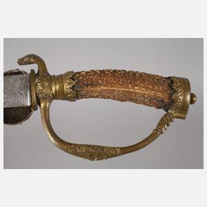 Höfischer Prunkhirschfänger