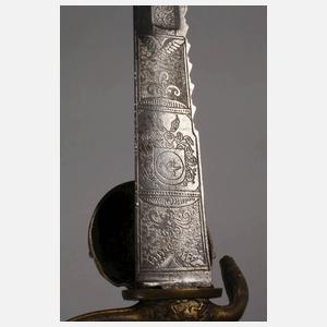 Höfischer Prunkhirschfänger