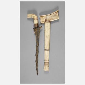 Kris mit beinerner Scheide